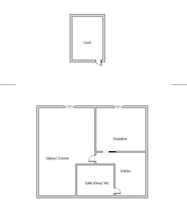 Appartement F2 à louer - 2 pièces - 29.0 m2 - LYON - 69005 - RHONE-ALPES - Century 21 La Demi-Lune